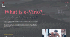 Desktop Screenshot of e-vino.com